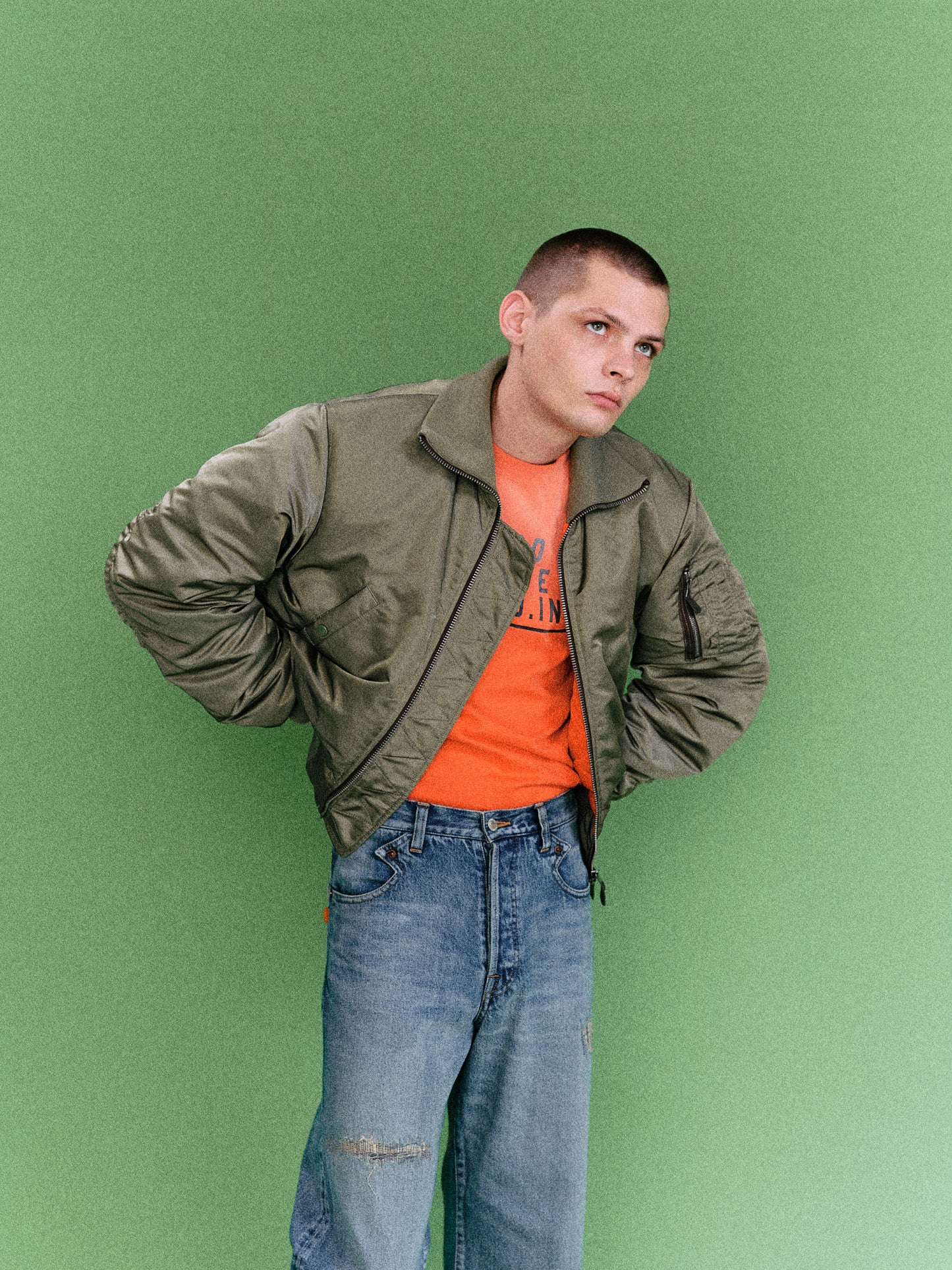 RN-10 FLIGHT JACKET(SAGE)