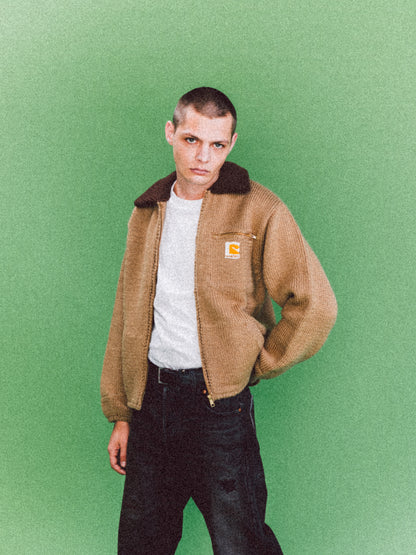 HOME MADE KNITTING DETROIT JACKET (TAN)