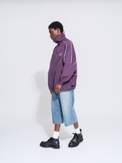 BLOCKED BLOUSON (PURPLE) 