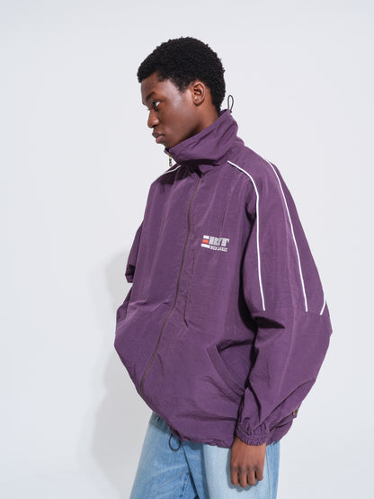 BLOCKED BLOUSON (PURPLE) 