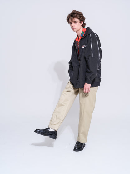 BLOCKED BLOUSON (BLACK) 