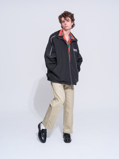 BLOCKED BLOUSON (BLACK) 