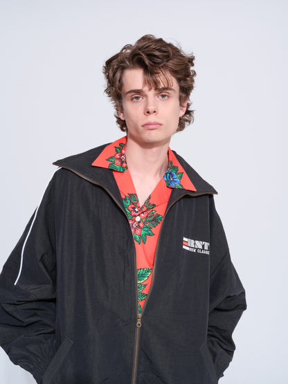 BLOCKED BLOUSON (BLACK) 