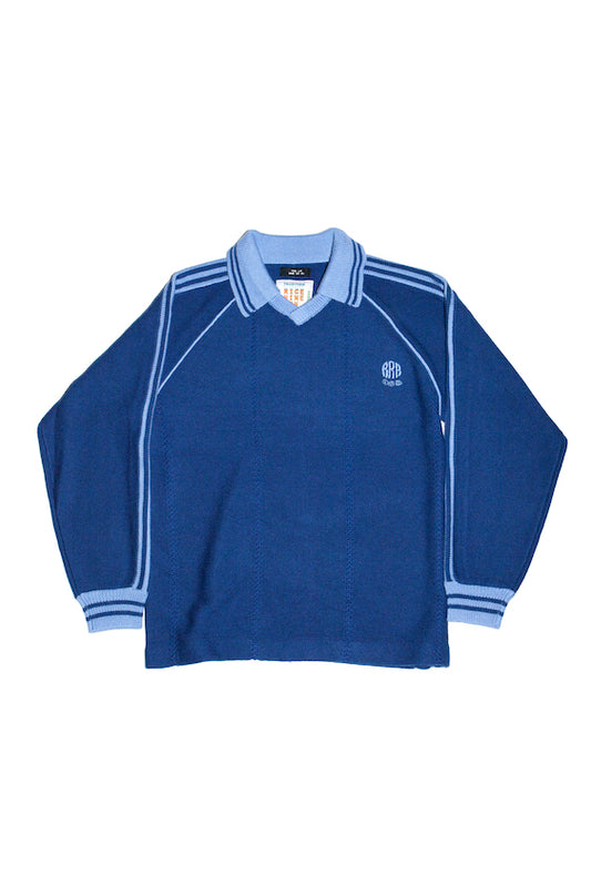 KNITTING SOCCER JERSEY (NAVY)