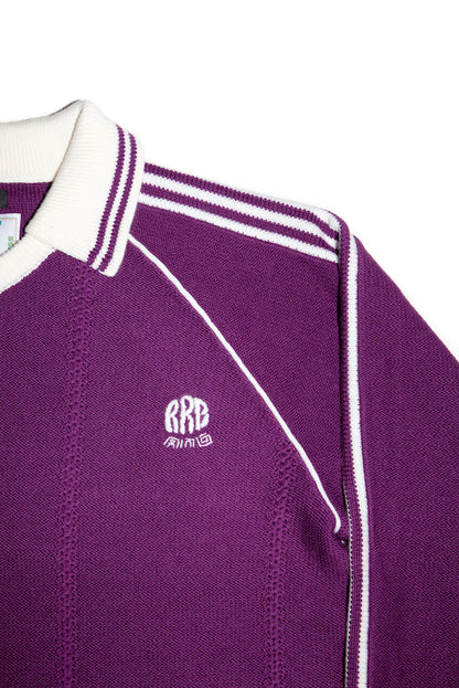 KNITTING SOCCER JERSEY (PURPLE)