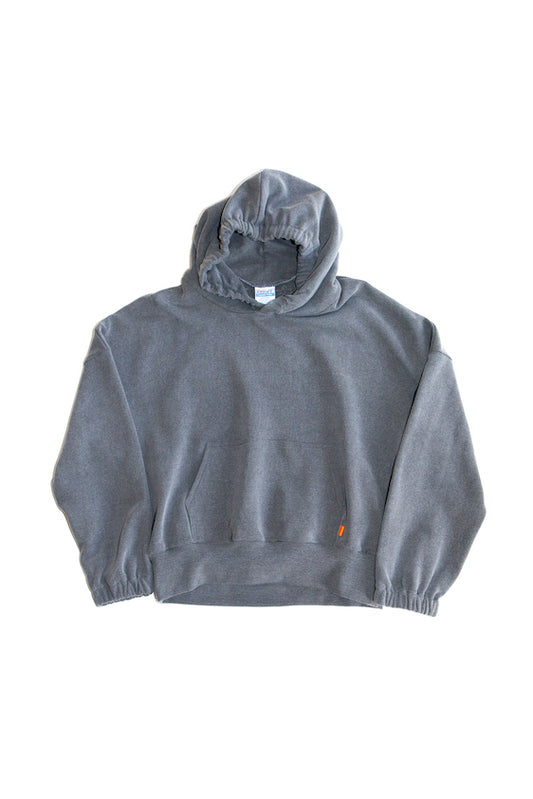 CINCHED HOODIE SWEATSHIRT (GRAY)