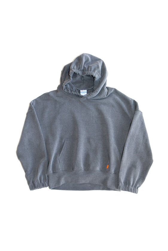 CINCHED HOODIE SWEATSHIRT (GRAY)