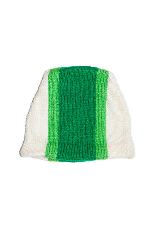 HAND KNITTED BEANIE (OFF WHITE)