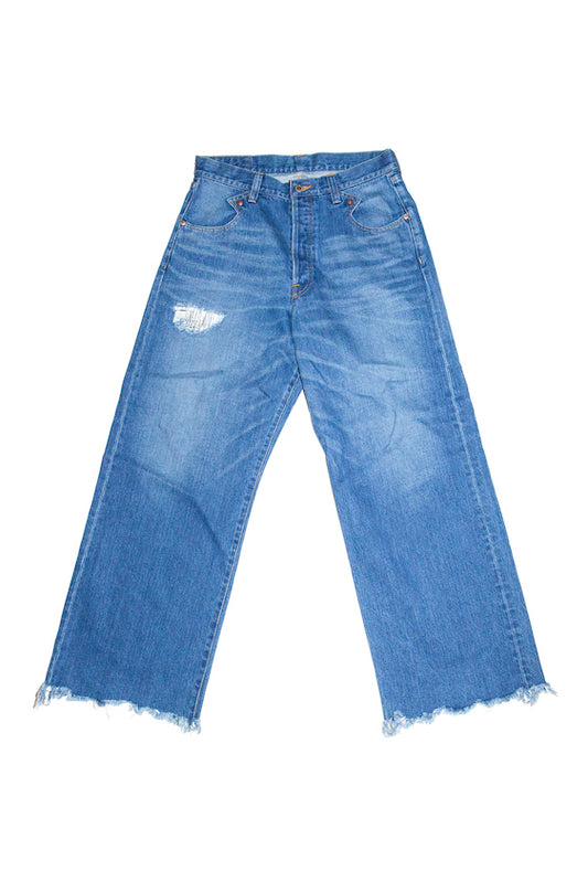 LOVELY FADED JEANS (BLUE)