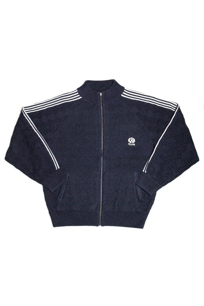 KNITTED TRAINING JACKET (FADE BLACK)
