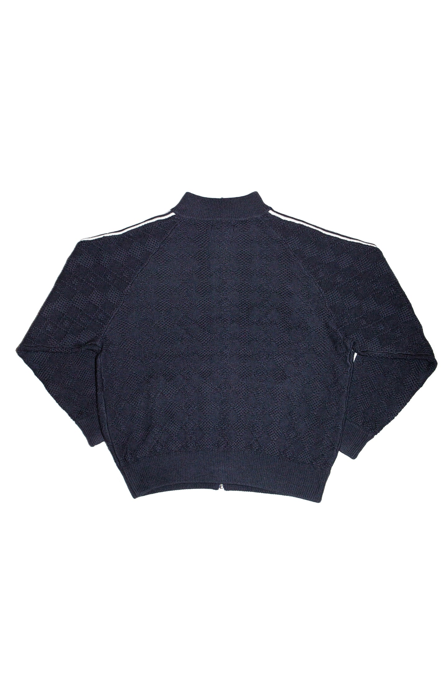 KNITTED TRAINING JACKET (FADE BLACK)