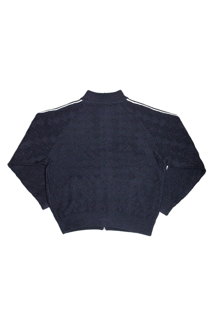 KNITTED TRAINING JACKET (FADE BLACK)