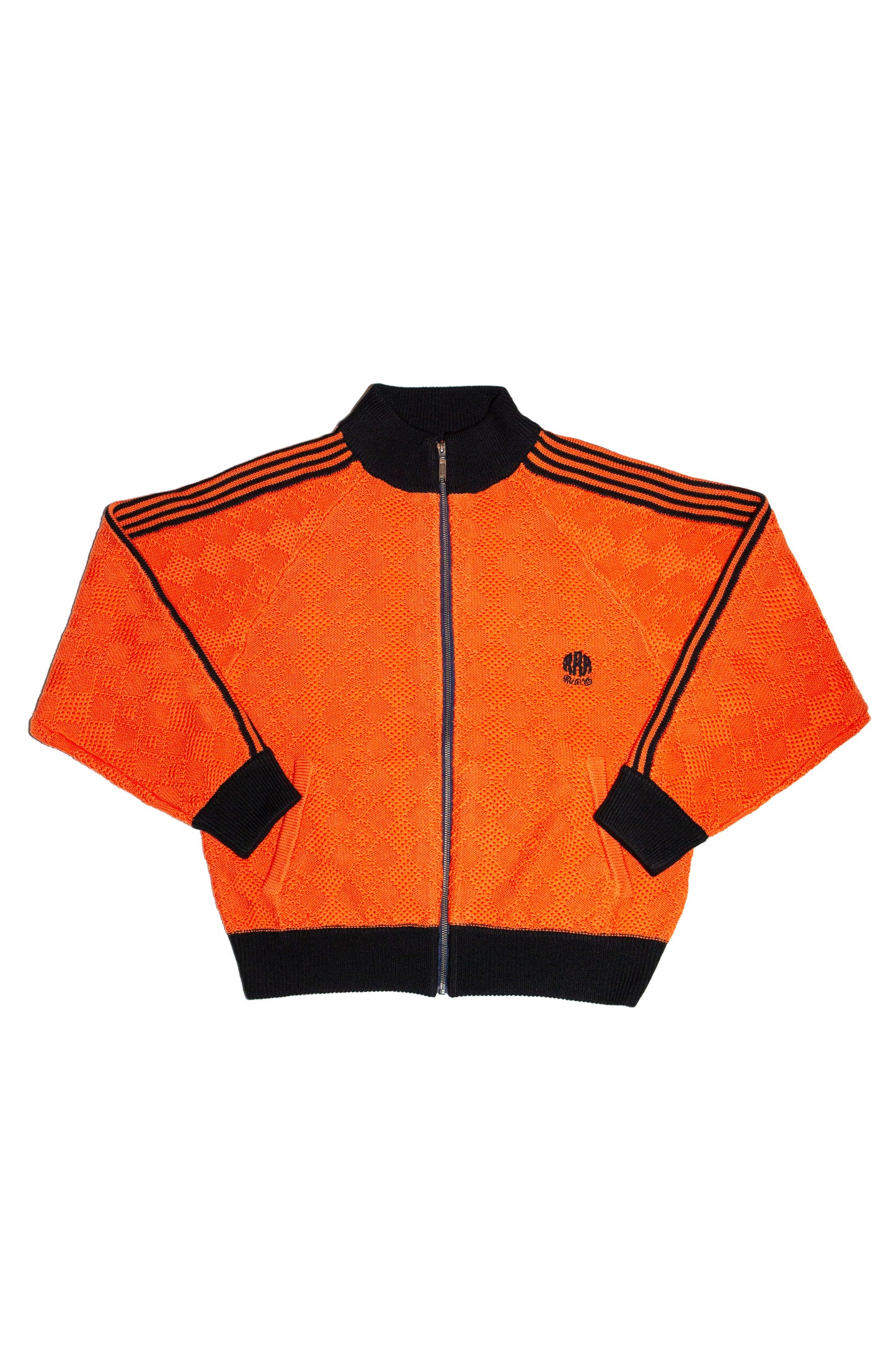 KNITTED TRAINING JACKET (ORANGE) 