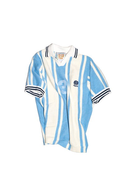 KNITTED SOCCER SHIRT(LIGHT BLUE)