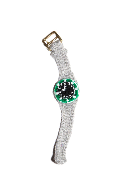 Hand Knit Watch (Green) 