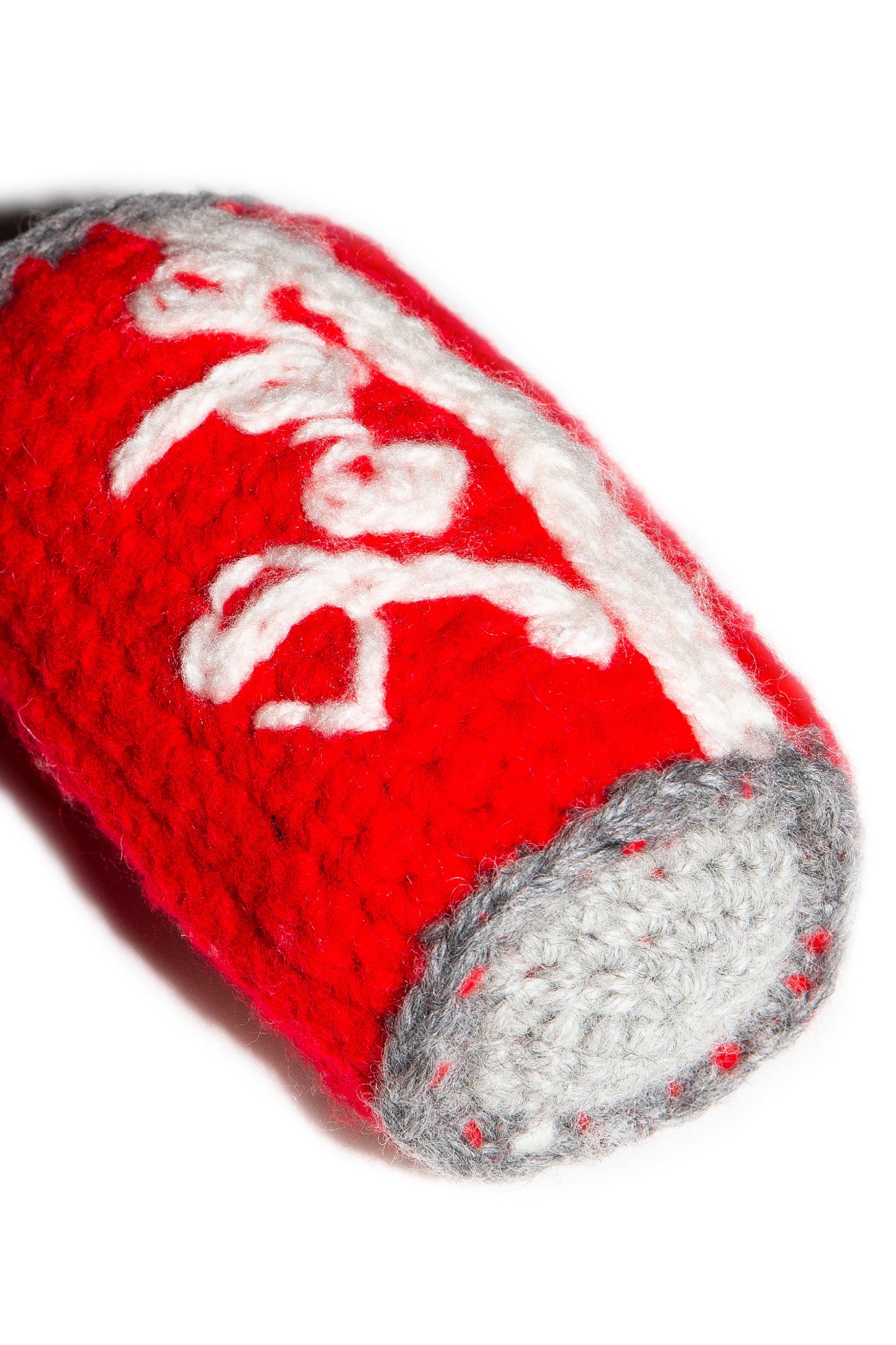 HAND KNITTING SODA CAN KEY RING (COK)