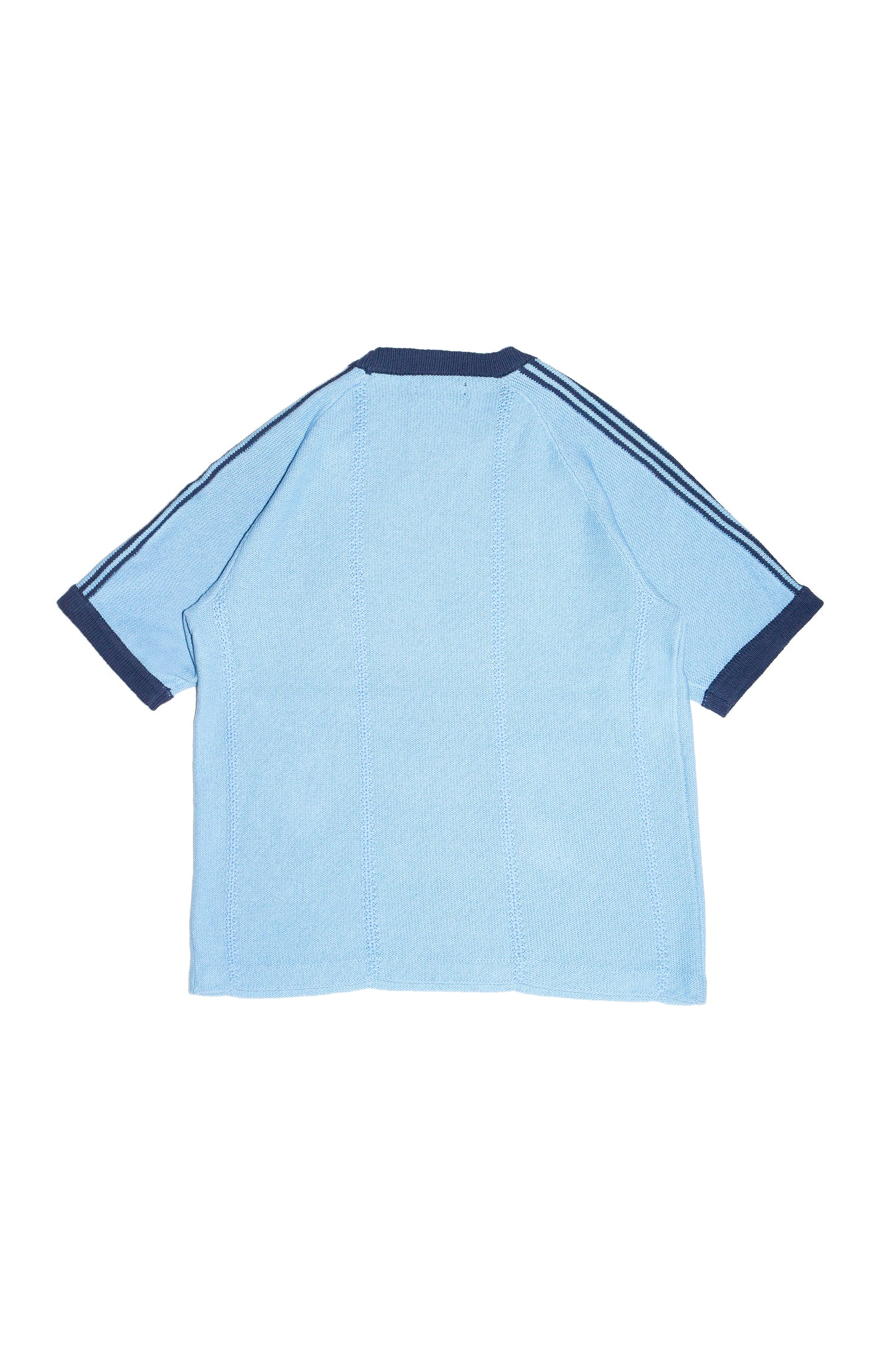 KNITTED TRAINING T-SHIRT (LIGHT BLUE)