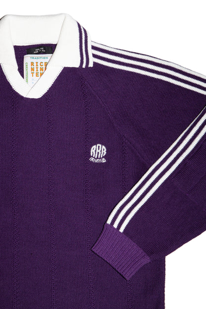 KNITTED GOALEE SWEATER(PURPLE)