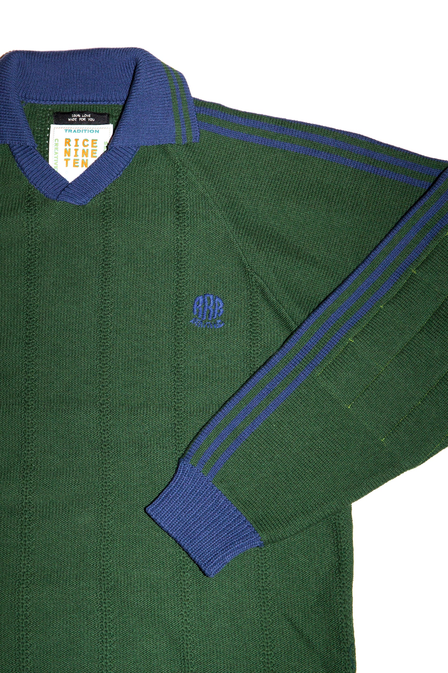 KNITTED GOALEE SWEATER(GREEN)