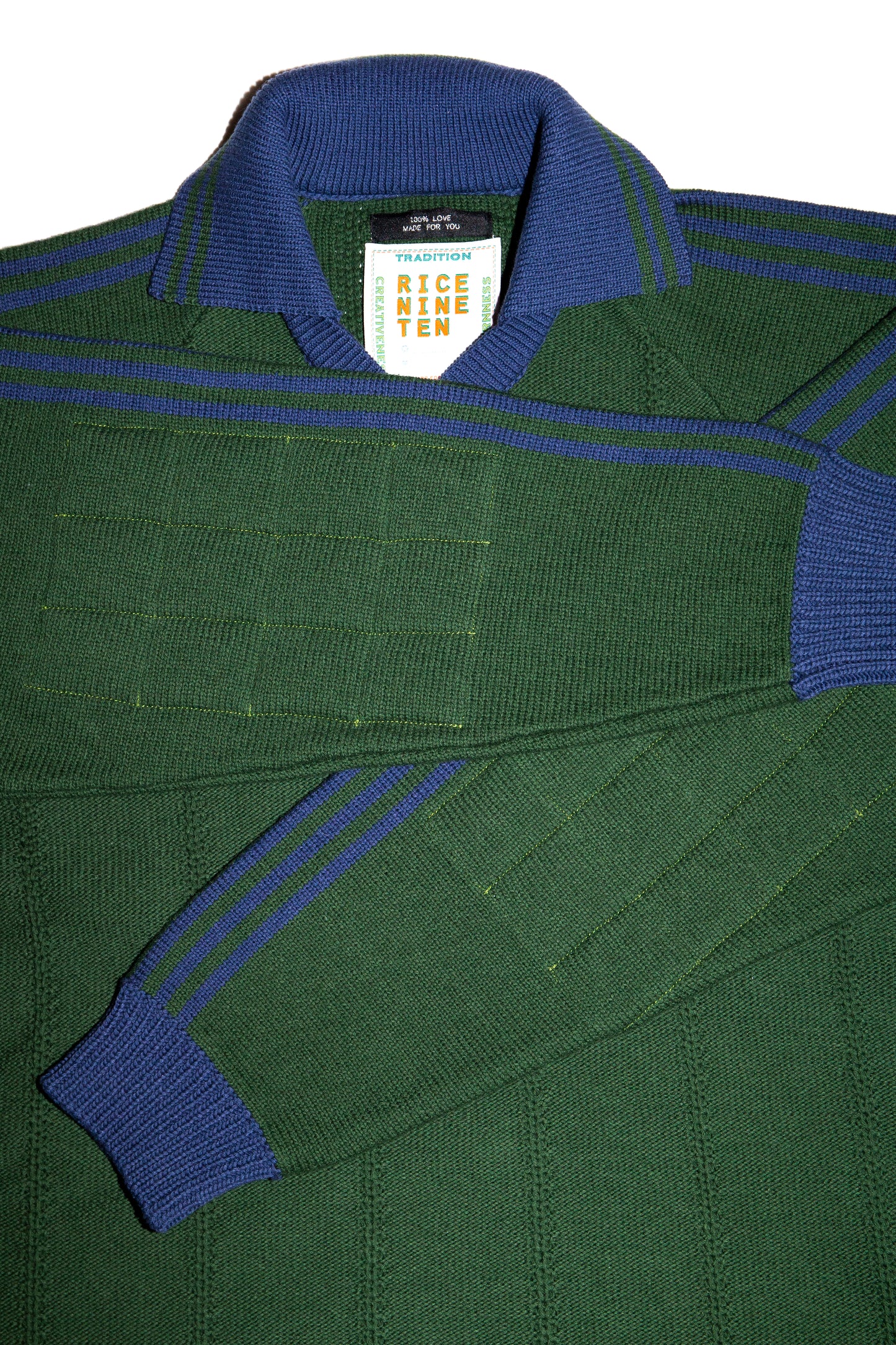 KNITTED GOALEE SWEATER(GREEN)