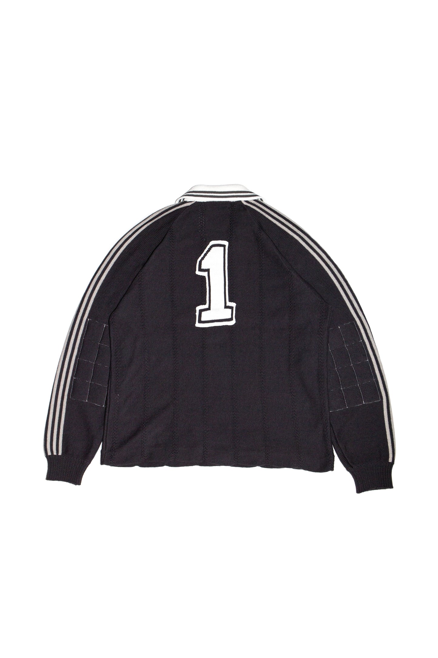 KNITTED GOALEE SWEATER(SUMI BLACK)