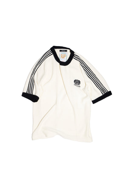 KNITTED TRAINING T-SHIRT (OFF WHITE)