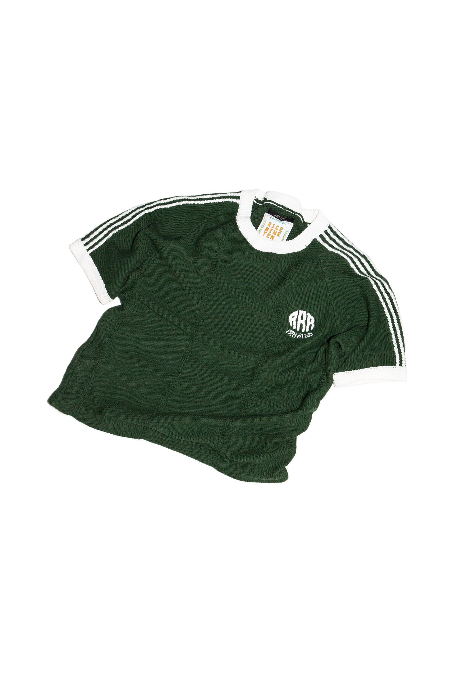 KNITTED TRAINING T-SHIRT (DARK GREEN)