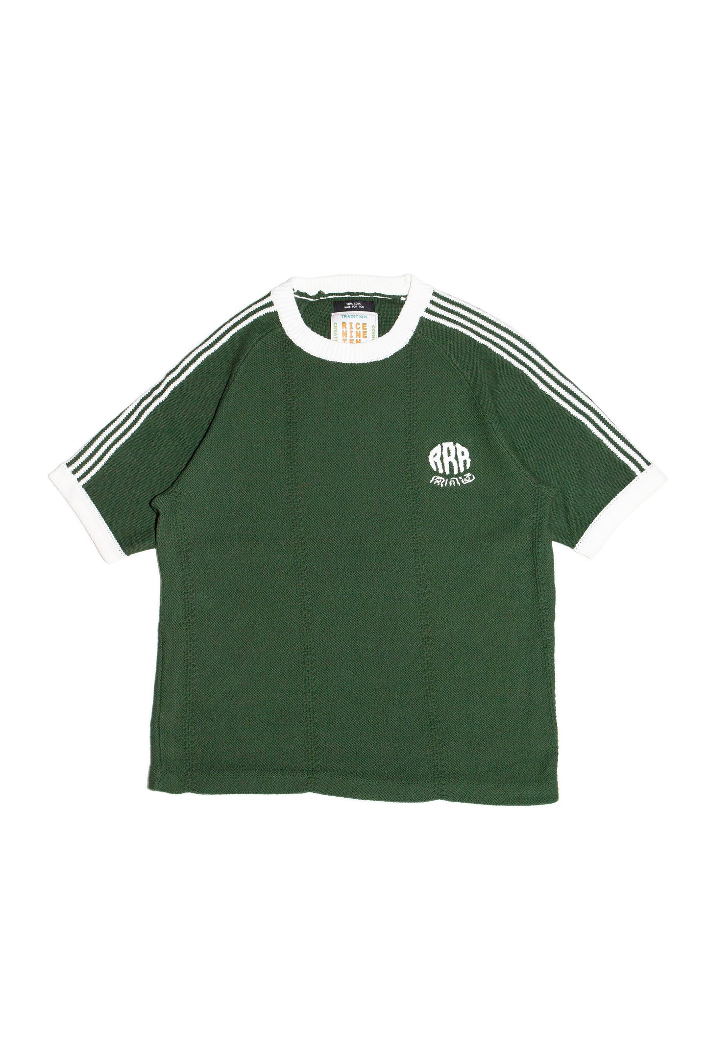 KNITTED TRAINING T-SHIRT (DARK GREEN)