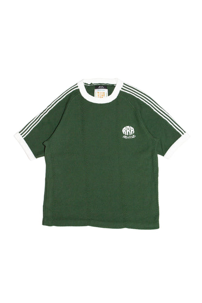 KNITTED TRAINING T-SHIRT (DARK GREEN)