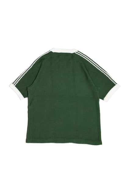KNITTED TRAINING T-SHIRT (DARK GREEN)