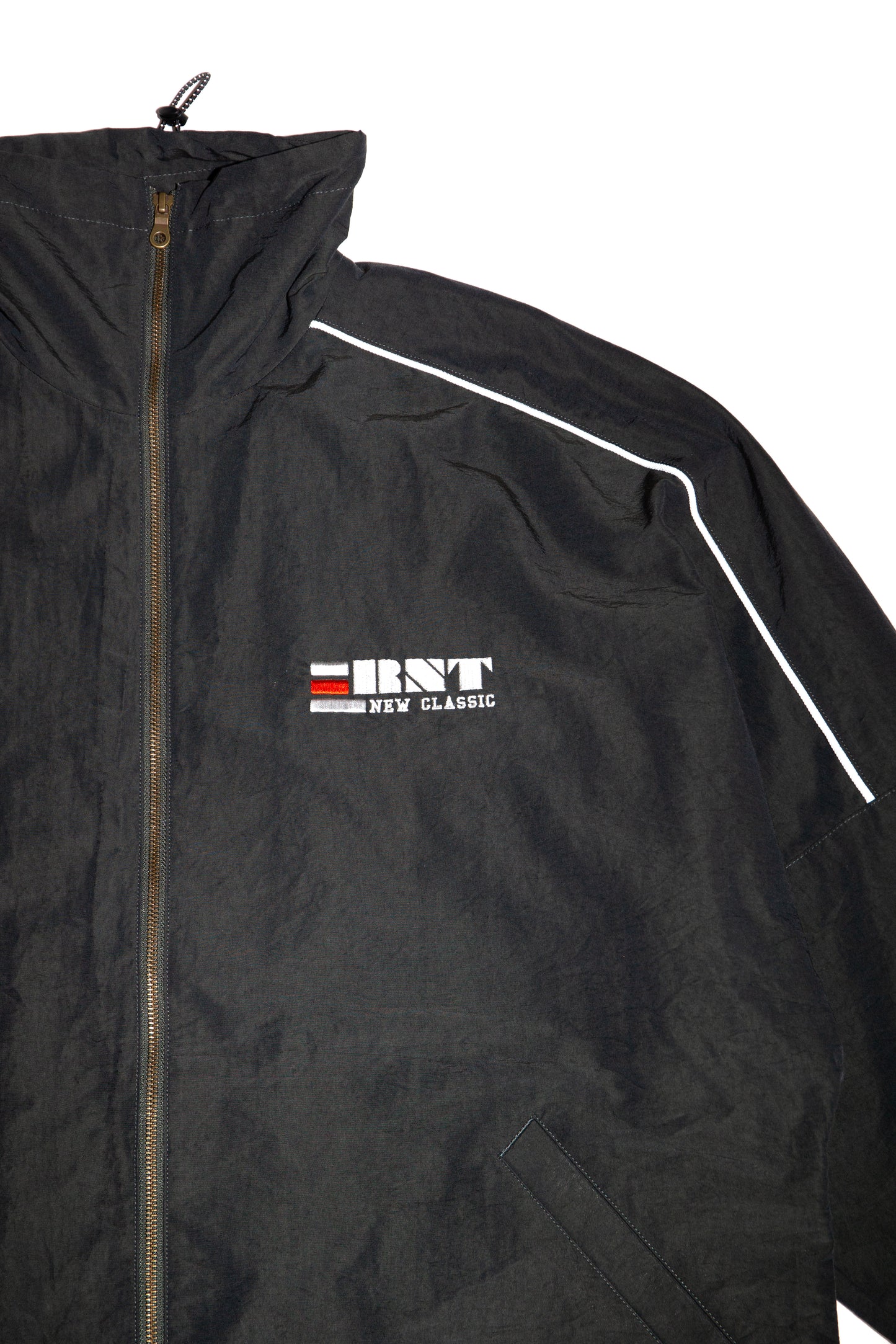 BLOCKED BLOUSON (BLACK) 