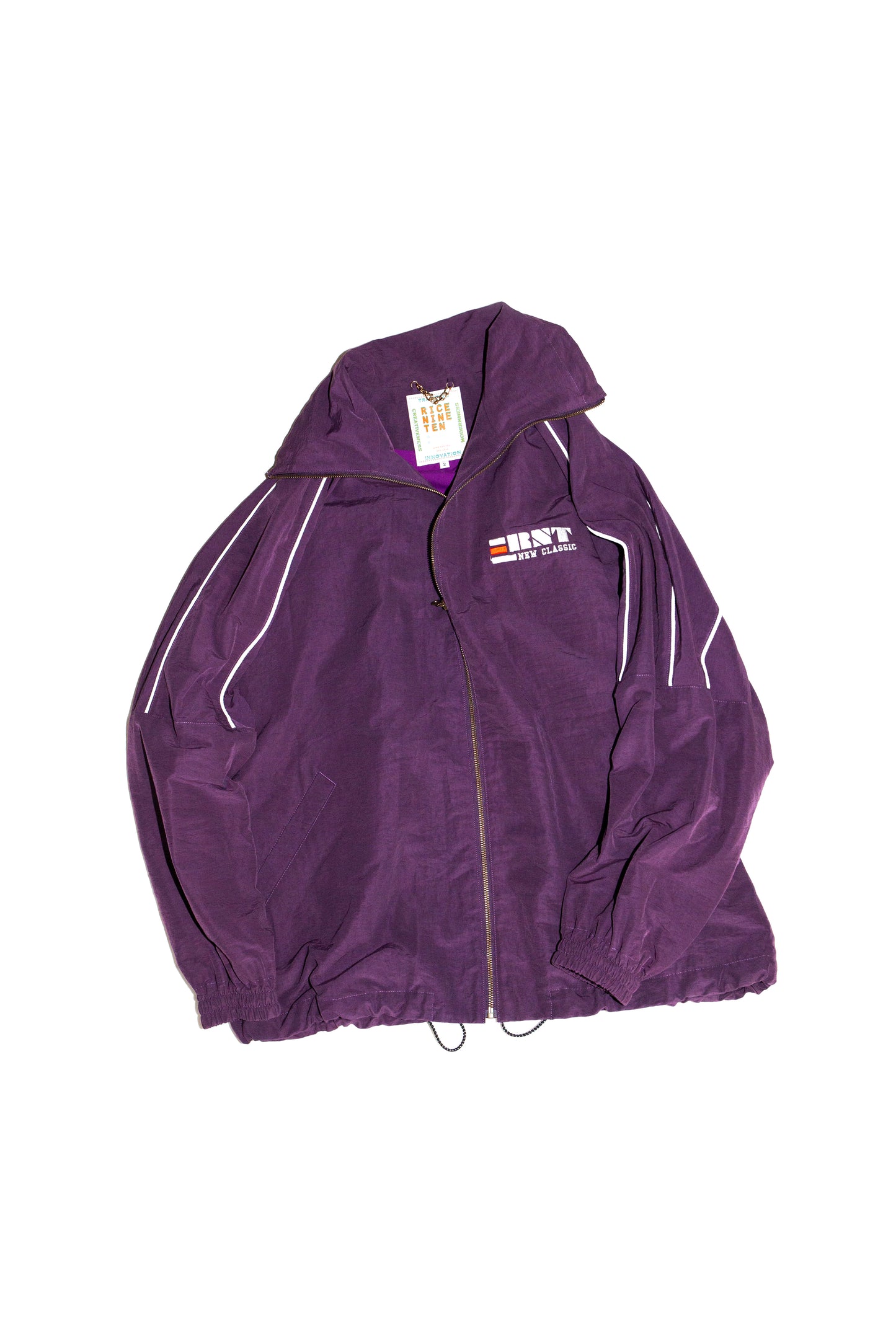 BLOCKED BLOUSON (PURPLE) 