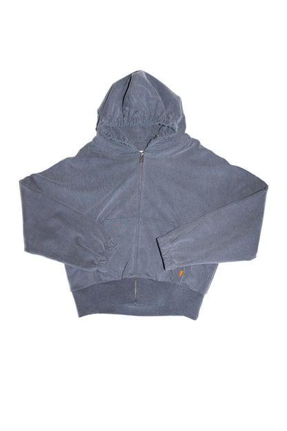 ZIP HOODIE SWEATSHIRT (NAVY)