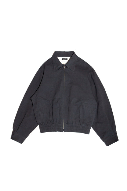 ZIP UP SHORT BLOUSON (BLACK)
