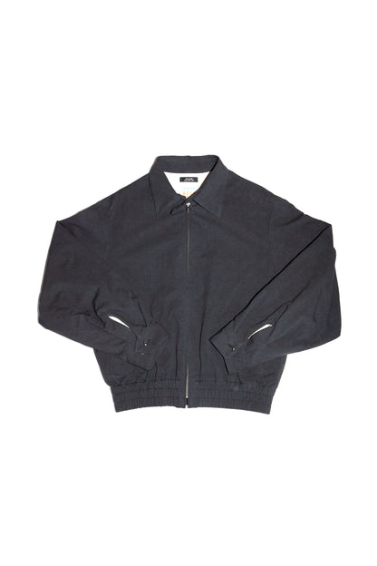 ZIP UP SHORT BLOUSON (BLACK)