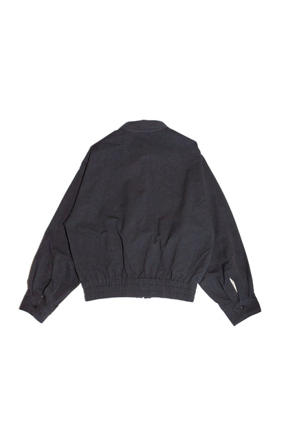 ZIP UP SHORT BLOUSON (BLACK)