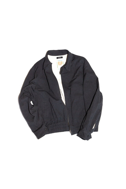ZIP UP SHORT BLOUSON (BLACK)