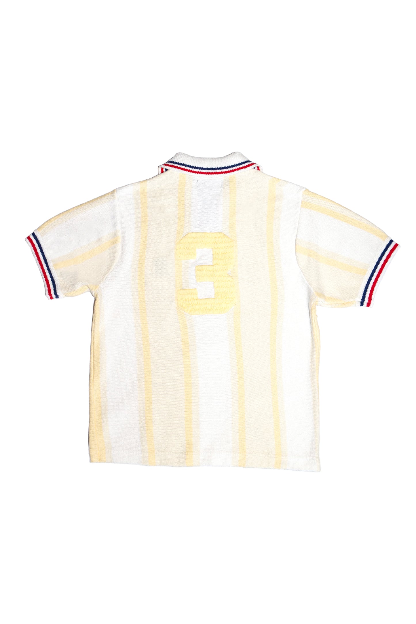 KNITTED SOCCER SHIRT(OFF WHITE)