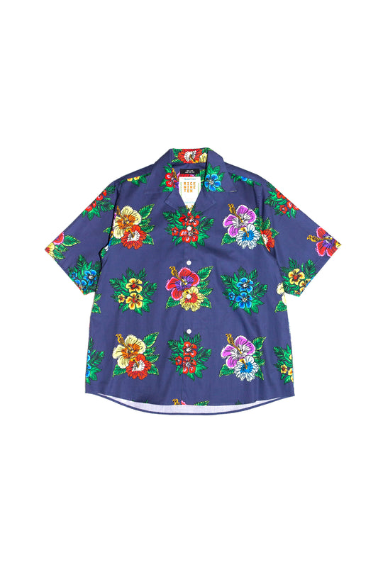 HAWAIIAN SHIRT (NAVY)