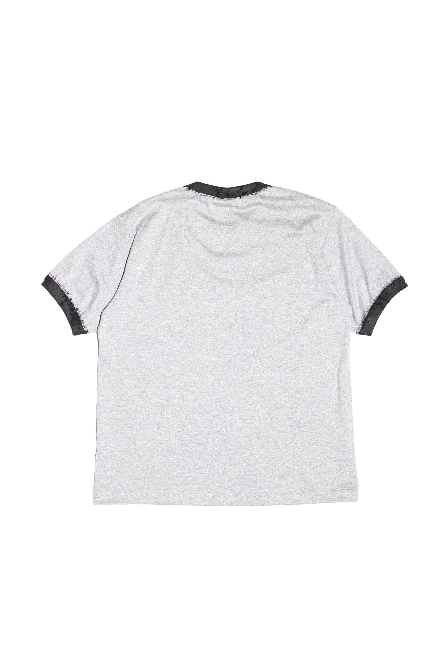 HAND PAINT RINGER T-SHIRT (GRAY)