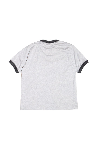 HAND PAINT RINGER T-SHIRT (GRAY)
