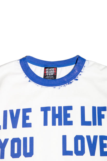 HAND PAINT RINGER T-SHIRT (OFF WHITE)