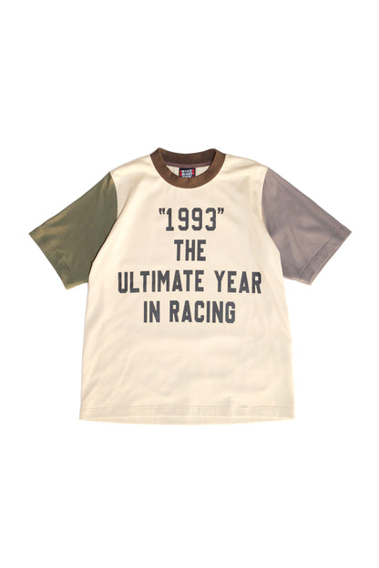 COLOUR BLOCK T-SHIRT (BEIGE)