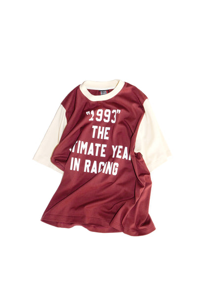 COLOUR BLOCK T-SHIRT (WINE)