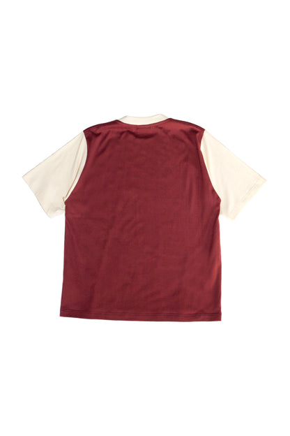 COLOUR BLOCK T-SHIRT (WINE)