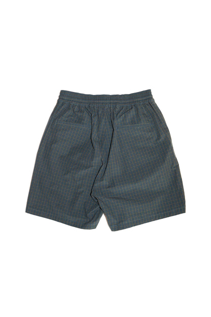 PLAID PAJAMAS SHORTS (DARK GREEN)