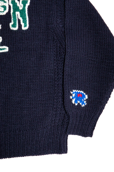 HAND KNITTING SWAETSHIRT (NAVY)