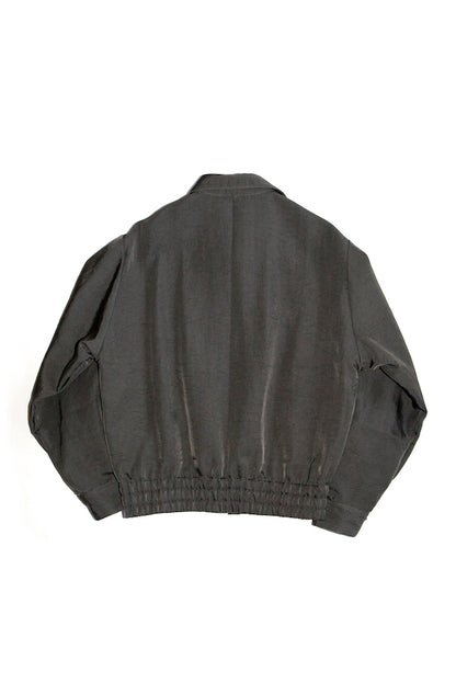 NYLON ZIP UP BLOUSON (ASH GRAY) 