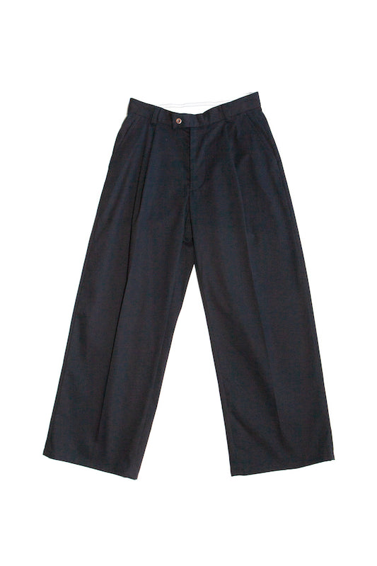 Loose Fit Trousers (Black) 