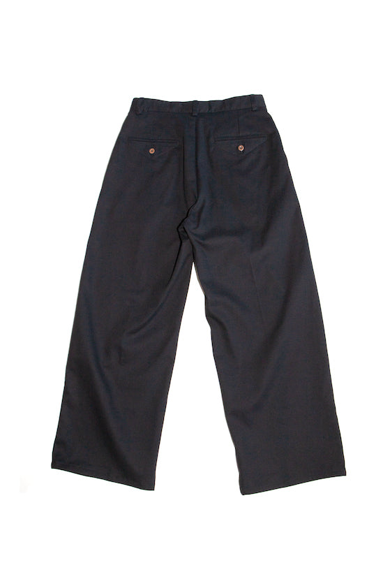 Loose Fit Trousers (Black) 